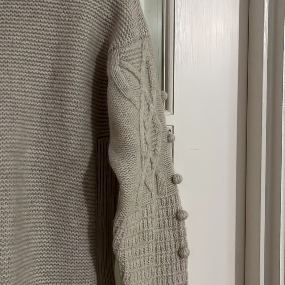Madewell Merino wool cream sweater, size small - Picture 8 of 9